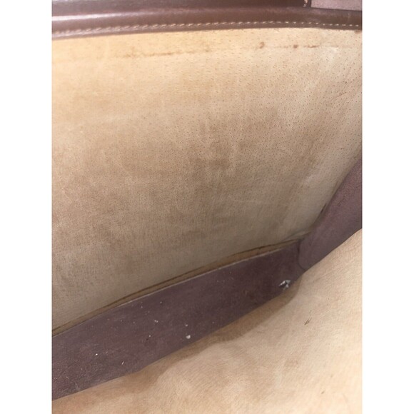 SACOCHE INTERNATIONAL BROWN LEATHER MESSENGER LAPTOP BAG BRIEFCASE - Picture 13 of 16